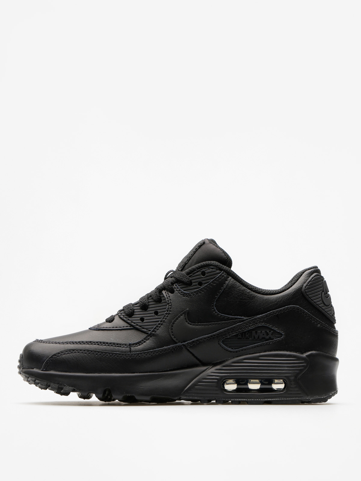 Detské topánky Nike Air Max 90 Leather Gs (black/black)