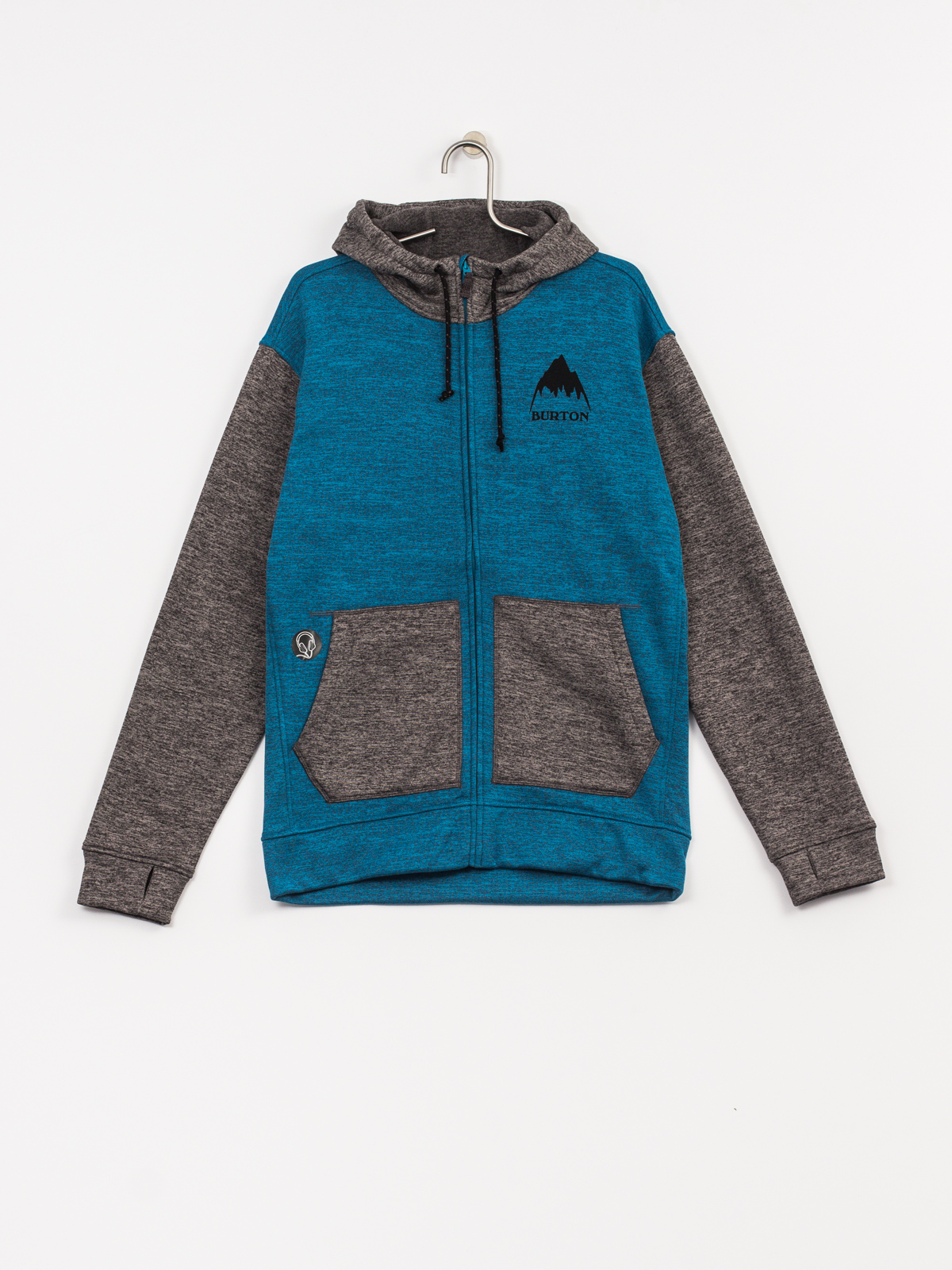 Pánska Mikina s kapucňou Burton Oak ZHD (monthr/htrtbl)