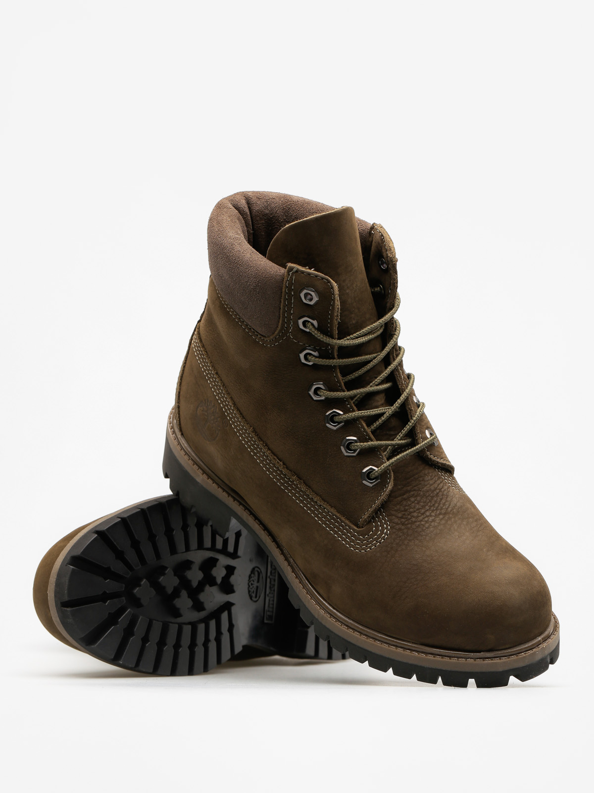 olive green nubuck timberlands