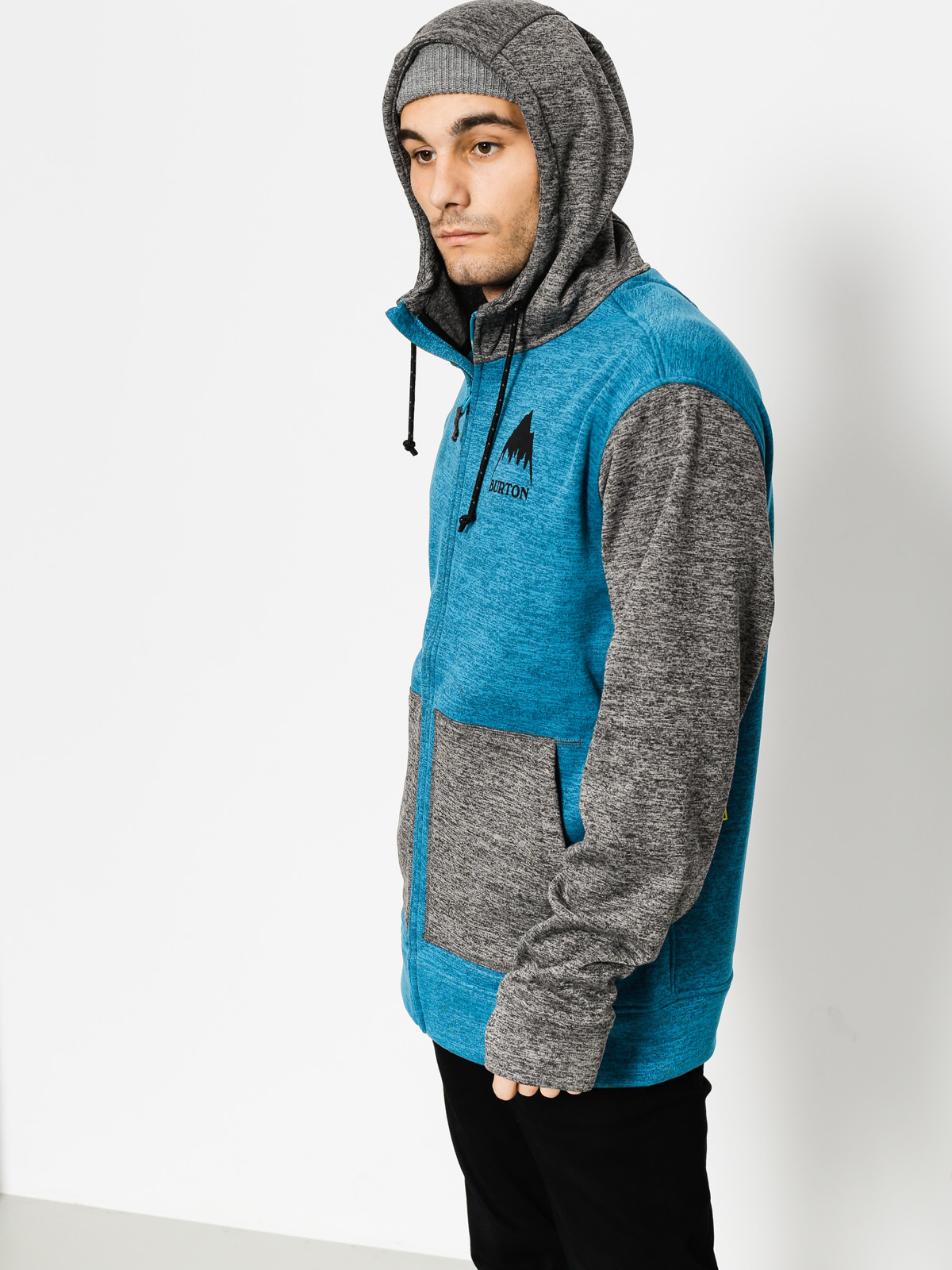 Pánska Mikina s kapucňou Burton Oak ZHD (monthr/htrtbl)