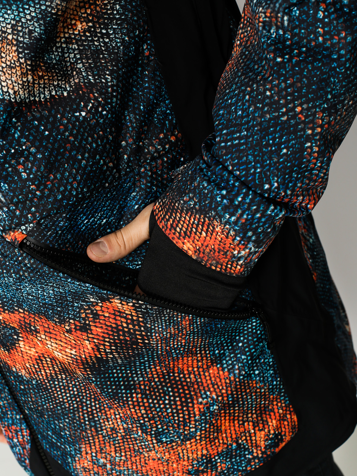 Pánska Snowboardová bunda Quiksilver Travis Rice Stretch (marine iguana real)