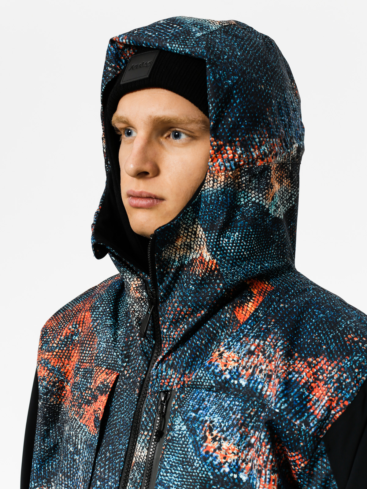 Pánska Snowboardová bunda Quiksilver Travis Rice Stretch (marine iguana real)