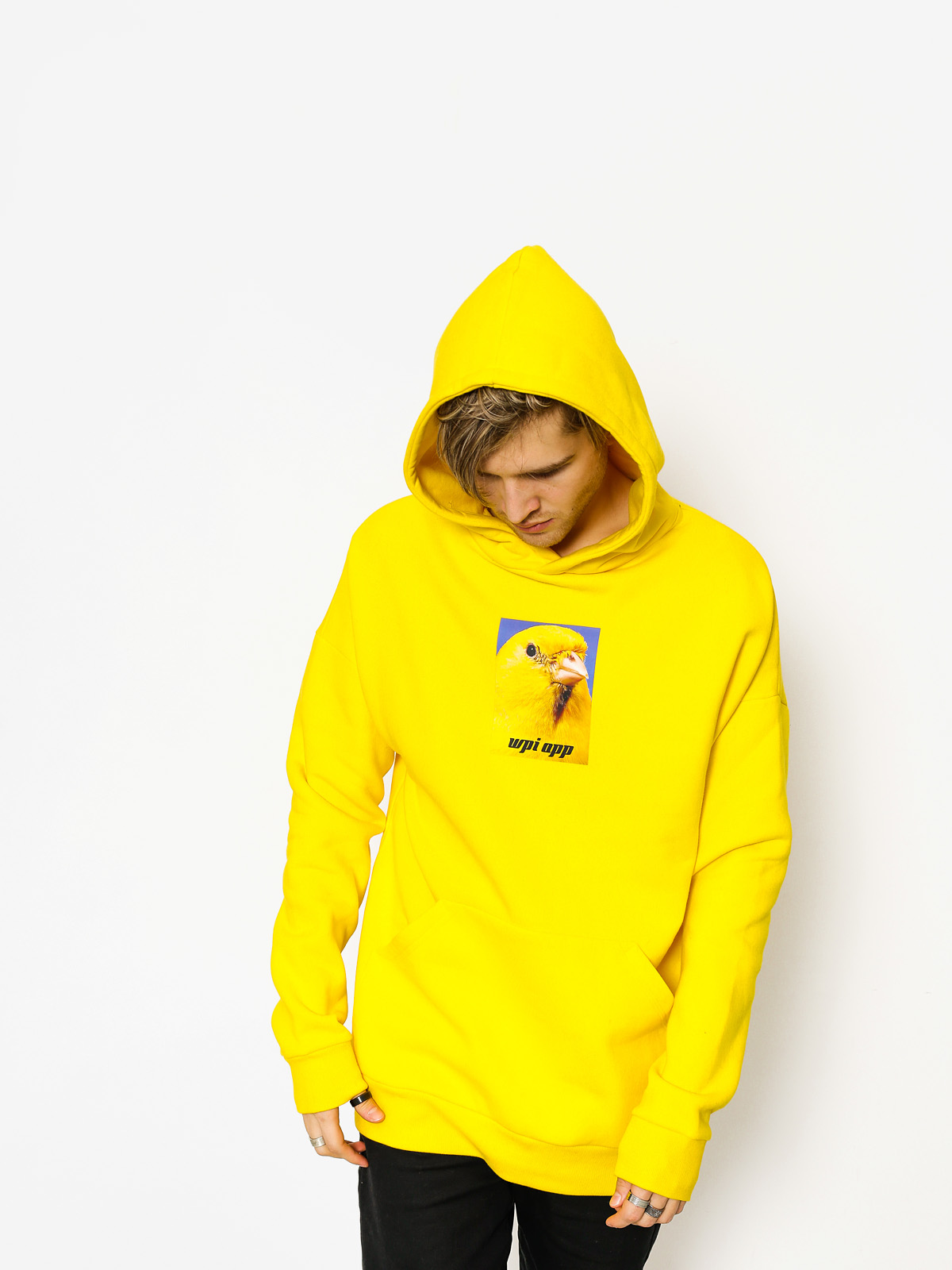 Mikina s kapucňou We Peace It Canary HD (yellow)