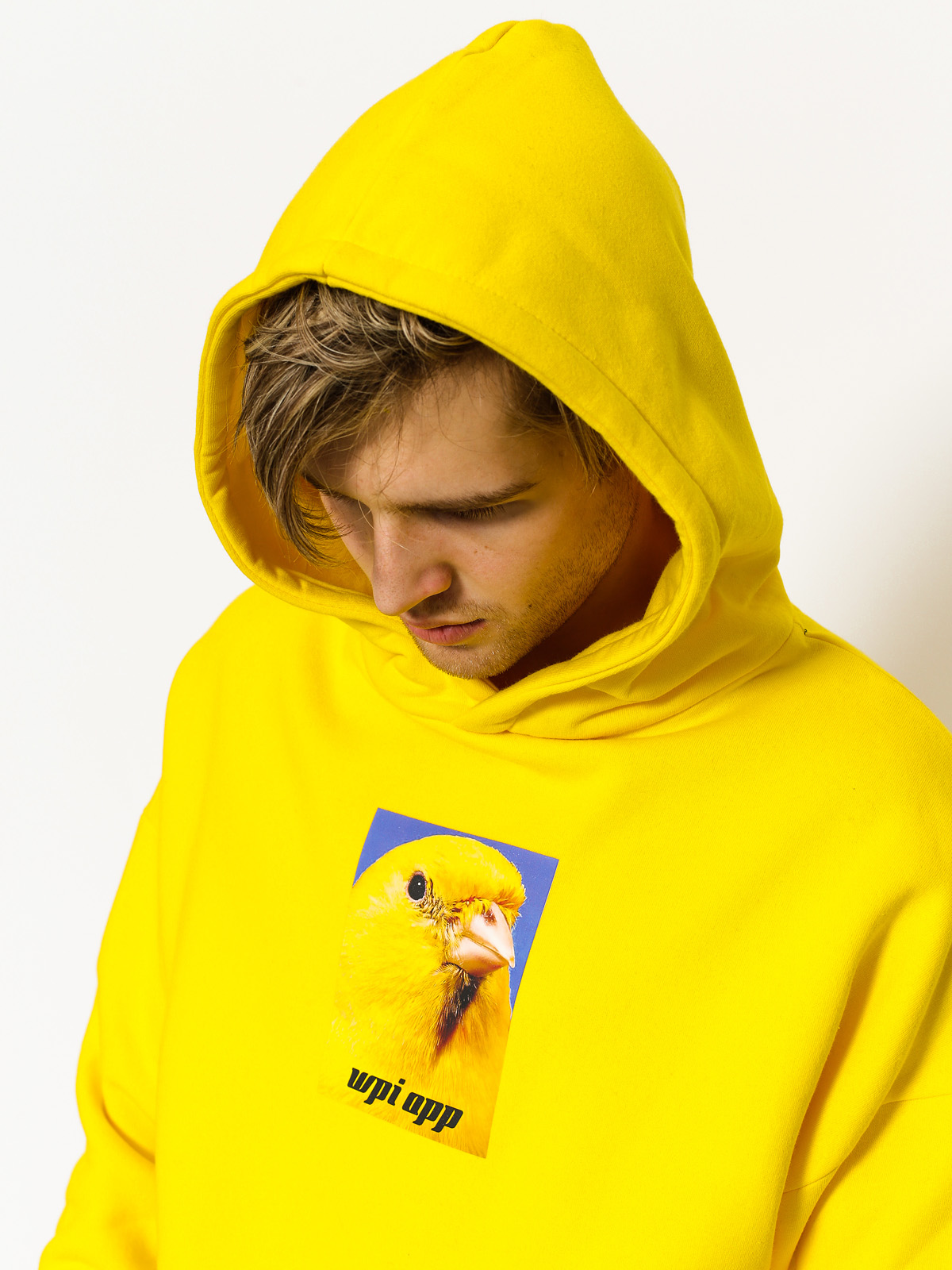 Mikina s kapucňou We Peace It Canary HD (yellow)