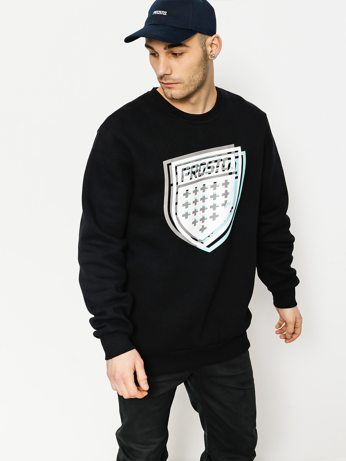 Mikina Prosto 3D (black)