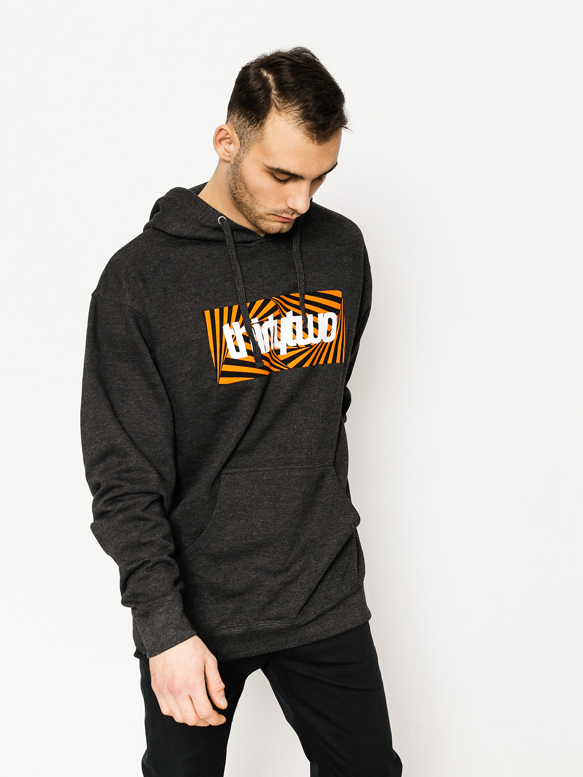 Mikina s kapucňou ThirtyTwo Double Box Op Out (charcoal/heather)