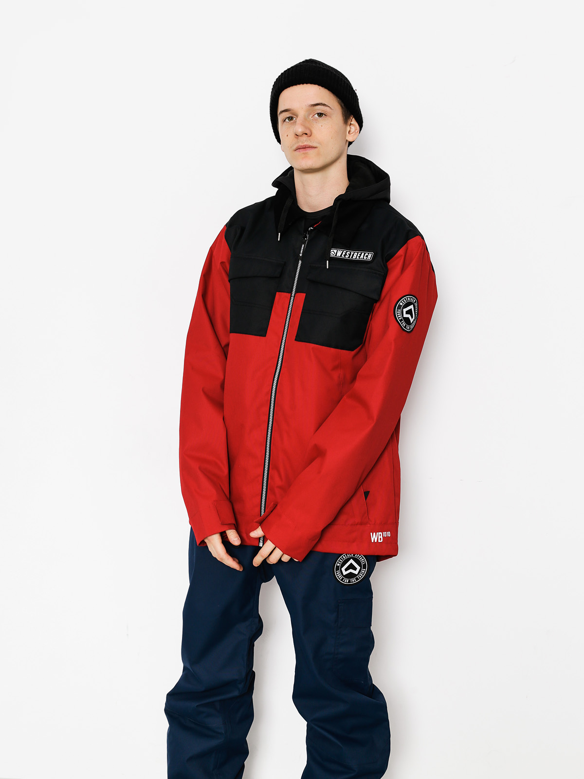 Pánska Snowboardová bunda Westbeach Dauntless Jacket (chilli red/black)