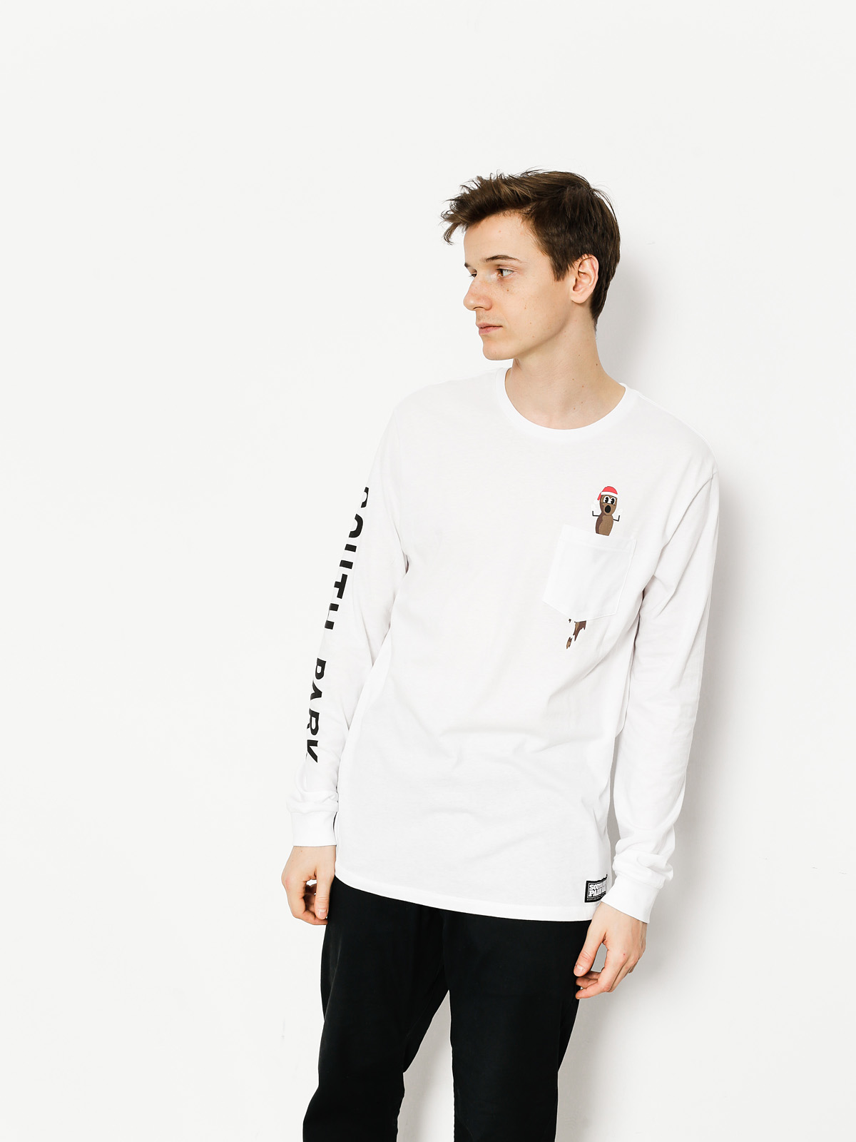 Triko HUF Sp Mr Hanky Pocket (white)