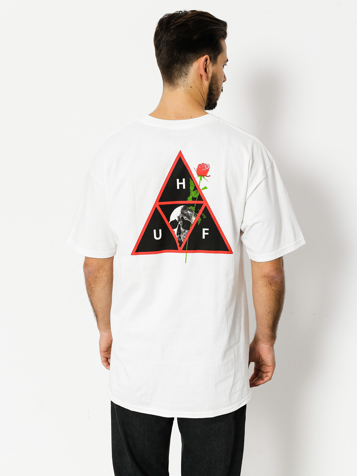 Tričko HUF Rosa Calvaria (white)