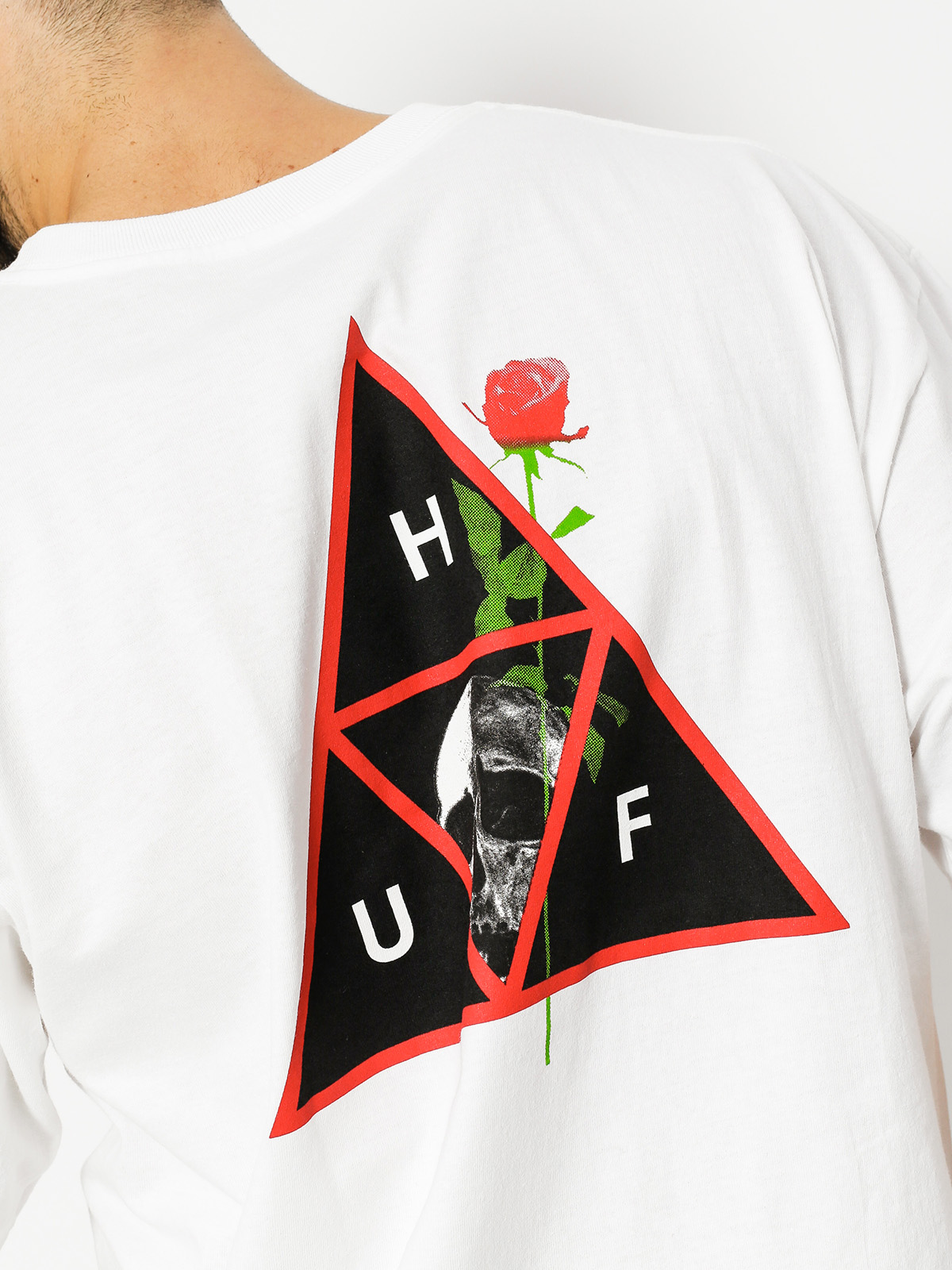 Tričko HUF Rosa Calvaria (white)