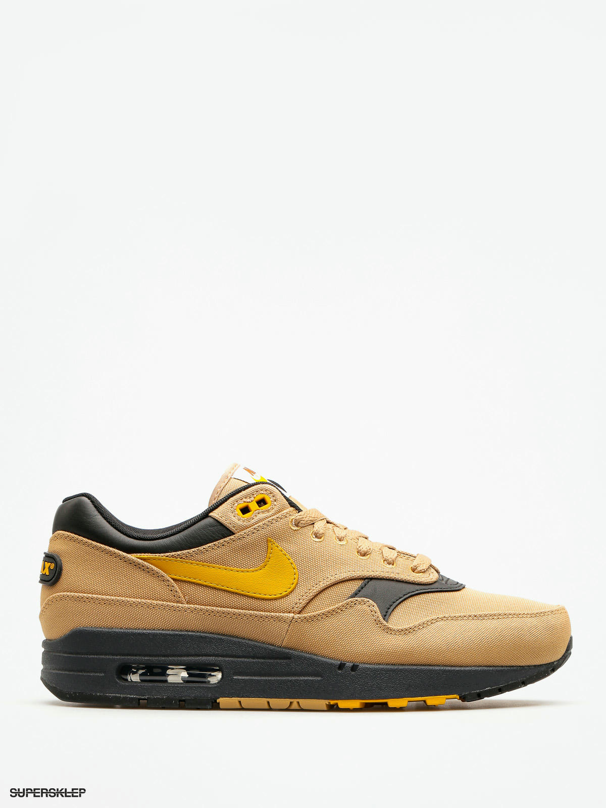 Nike air max 1 premium elemental gold / mineral yellow - clearance black