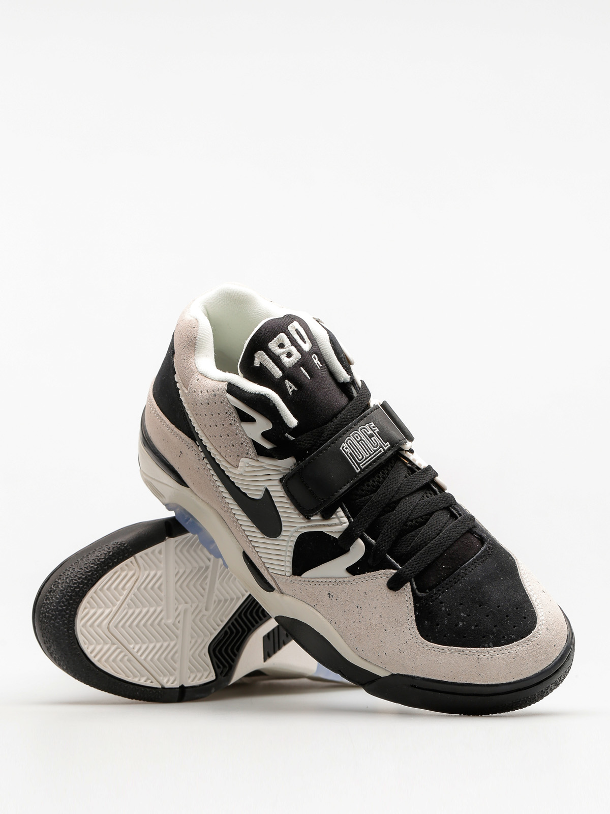 nike air force 180 sail black