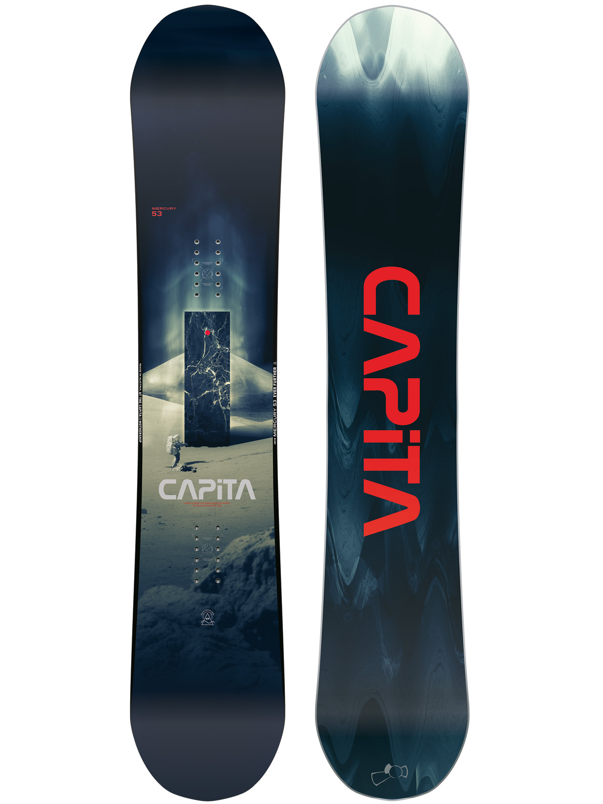 Pánska Snowboard Capita Mercury 153 (white/black/red)