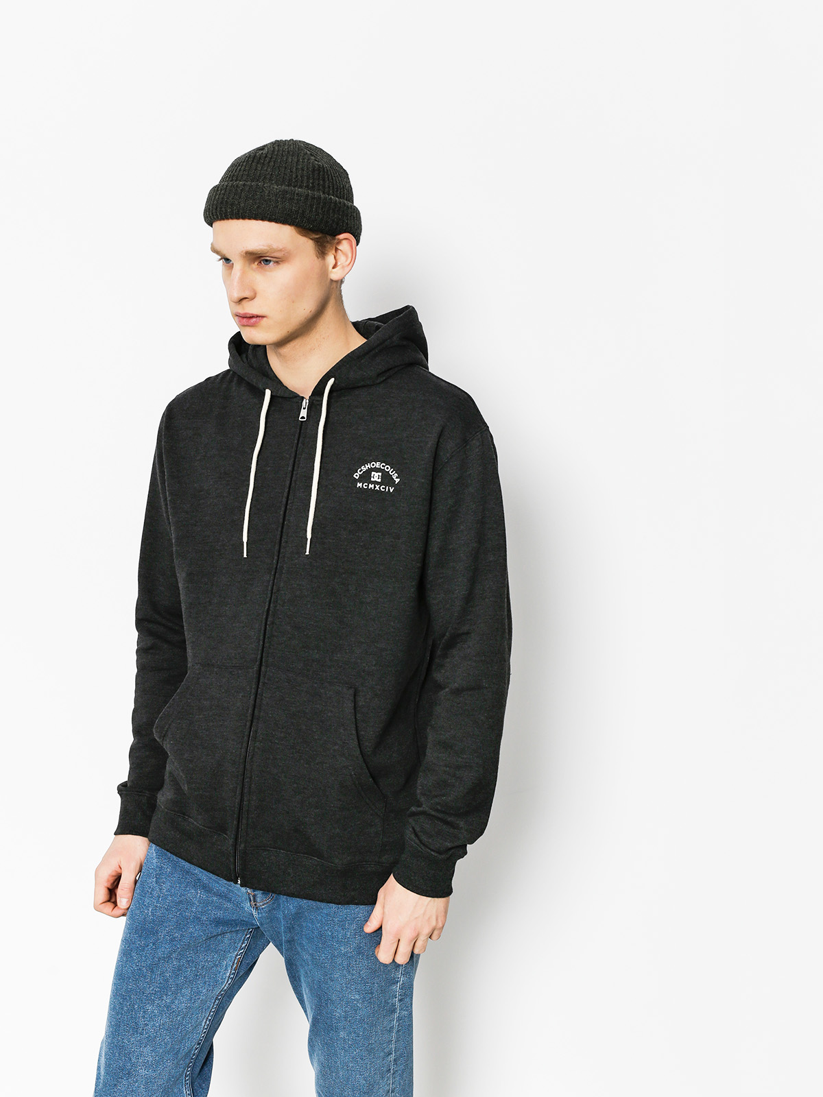  Mikina  s kapucňou DC Rebel ZHD (black)