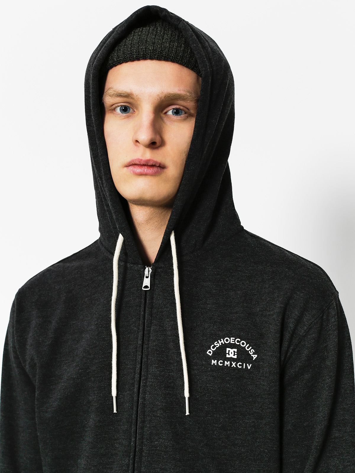  Mikina  s kapucňou DC Rebel ZHD (black)