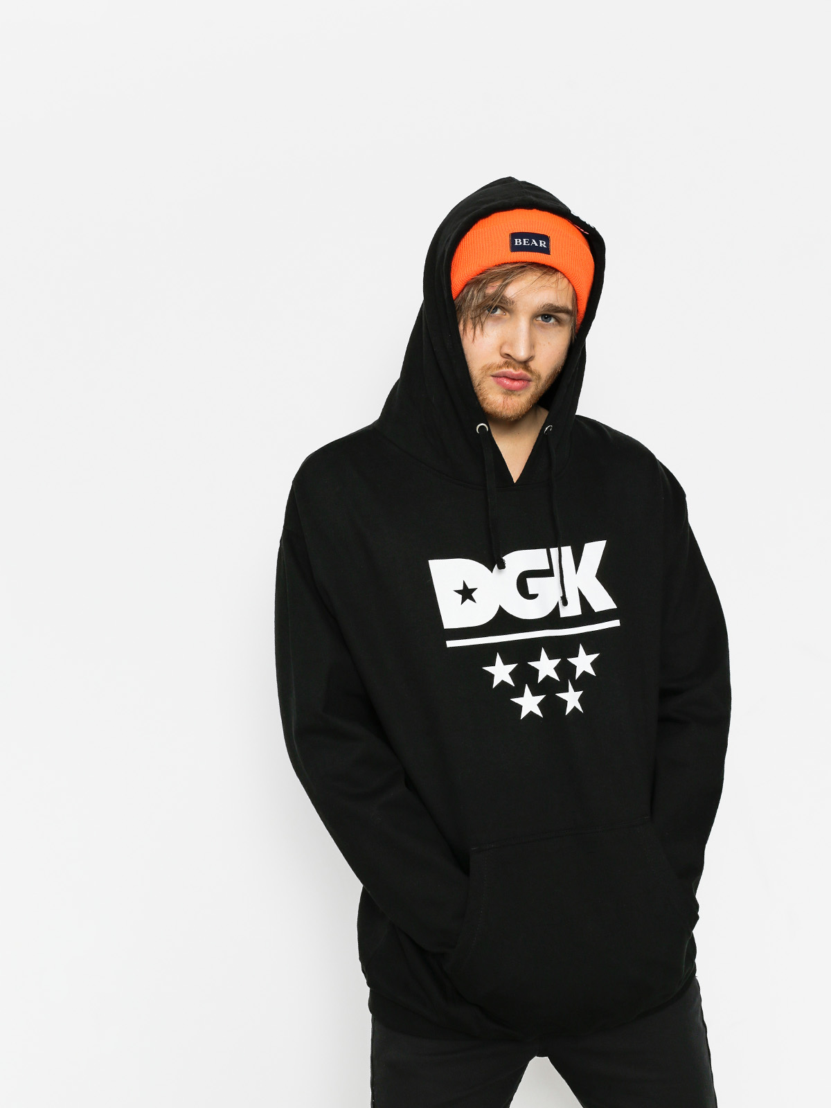  Mikina s kapucňou DGK All Star HD (black)
