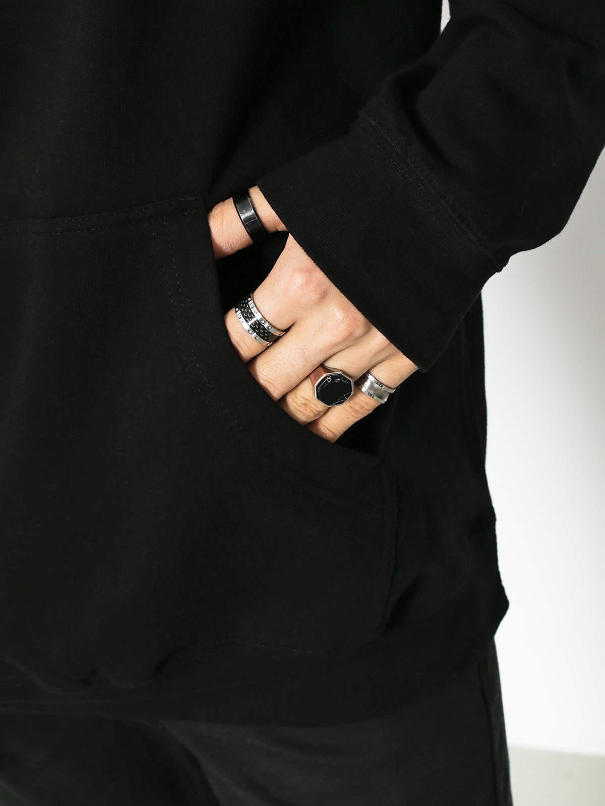  Mikina s kapucňou DGK All Star HD (black)