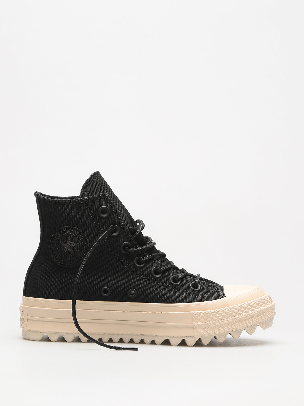  Tenisky Converse  Chuck Taylor As Lift Ripple Hi Wmn (black/black/natural)