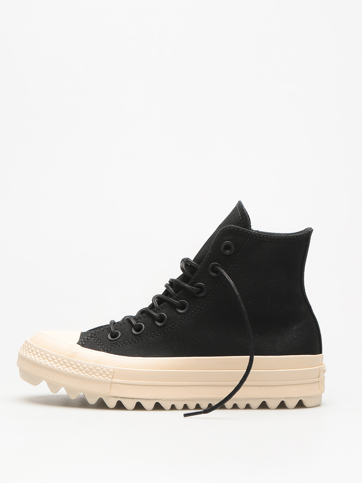  Tenisky Converse  Chuck Taylor As Lift Ripple Hi Wmn (black/black/natural)