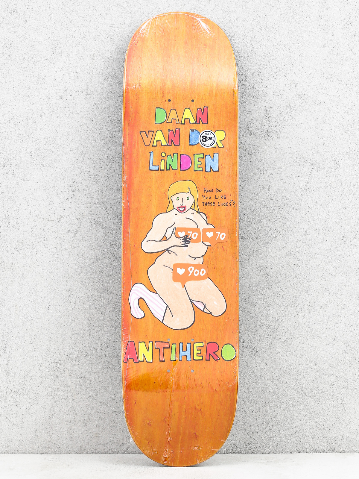  Doska Antihero Daan Porous (orange)