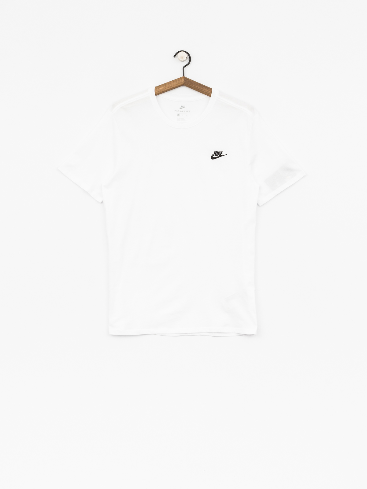 Tričko Nike Club Embrd (white/black)