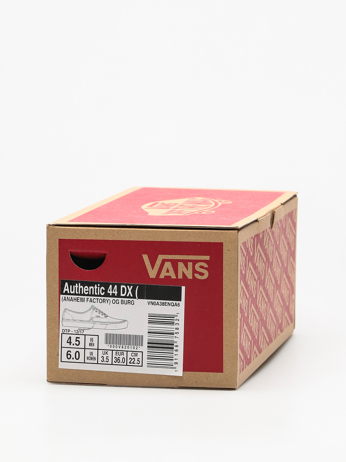 Topánky Vans Authentic 44 Dx (anaheim/factory/og/burgundy)