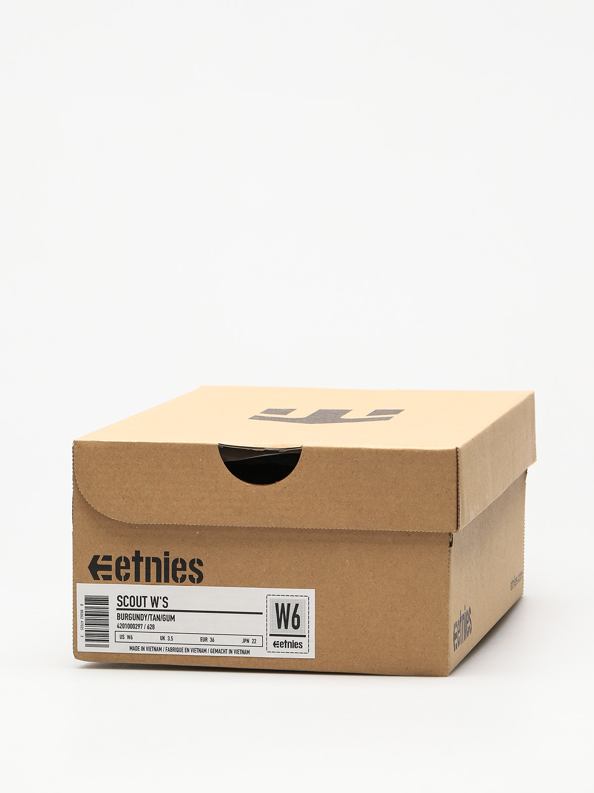 Topánky Etnies Scout Wmn (burgundy/tan/gum)