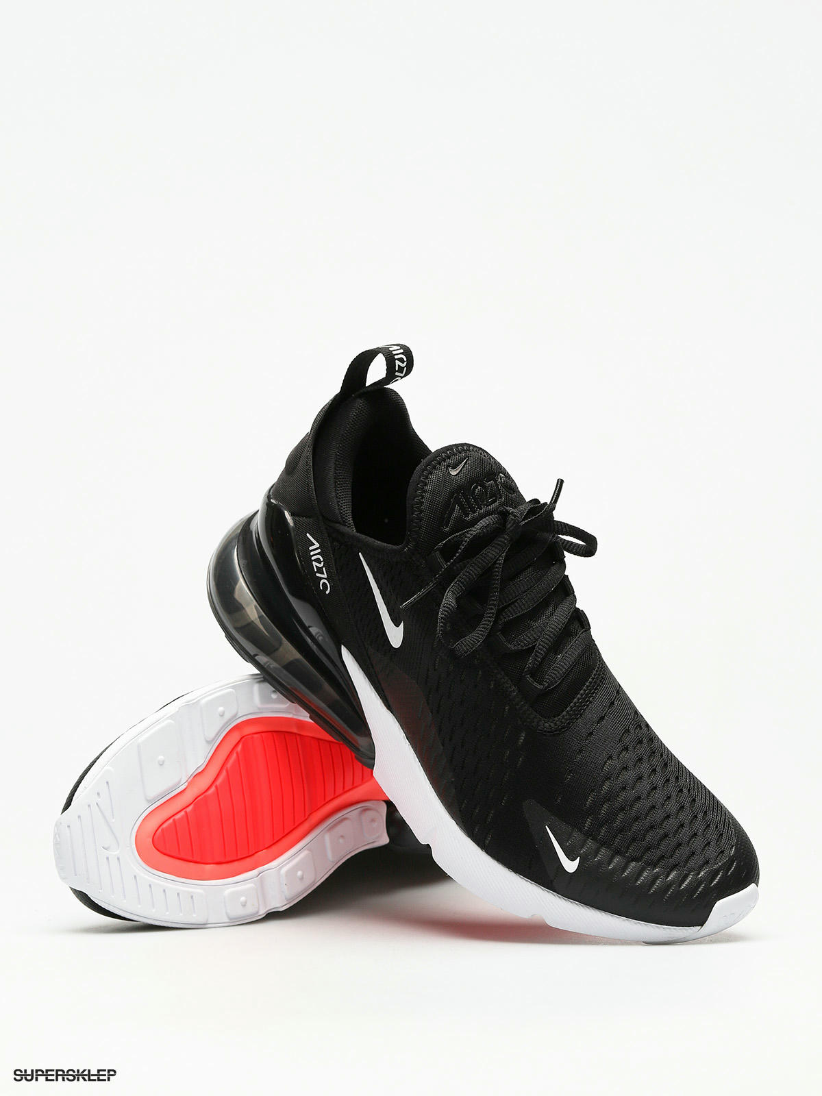 nike air max 270 black/anthracite/white/solar red