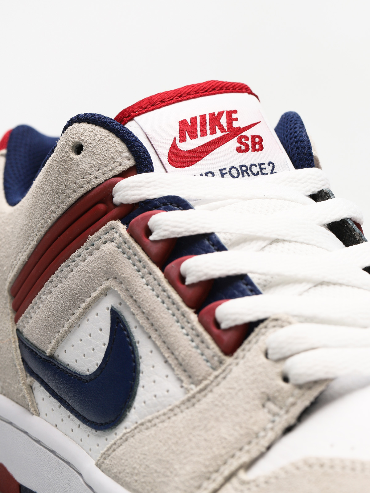 Topánky Nike SB Air Force II Low (white/blue void red crush white)
