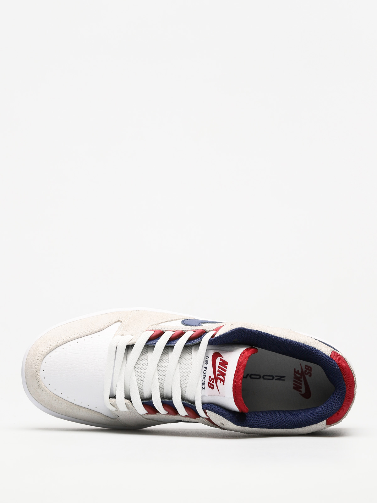 Topánky Nike SB Air Force II Low (white/blue void red crush white)