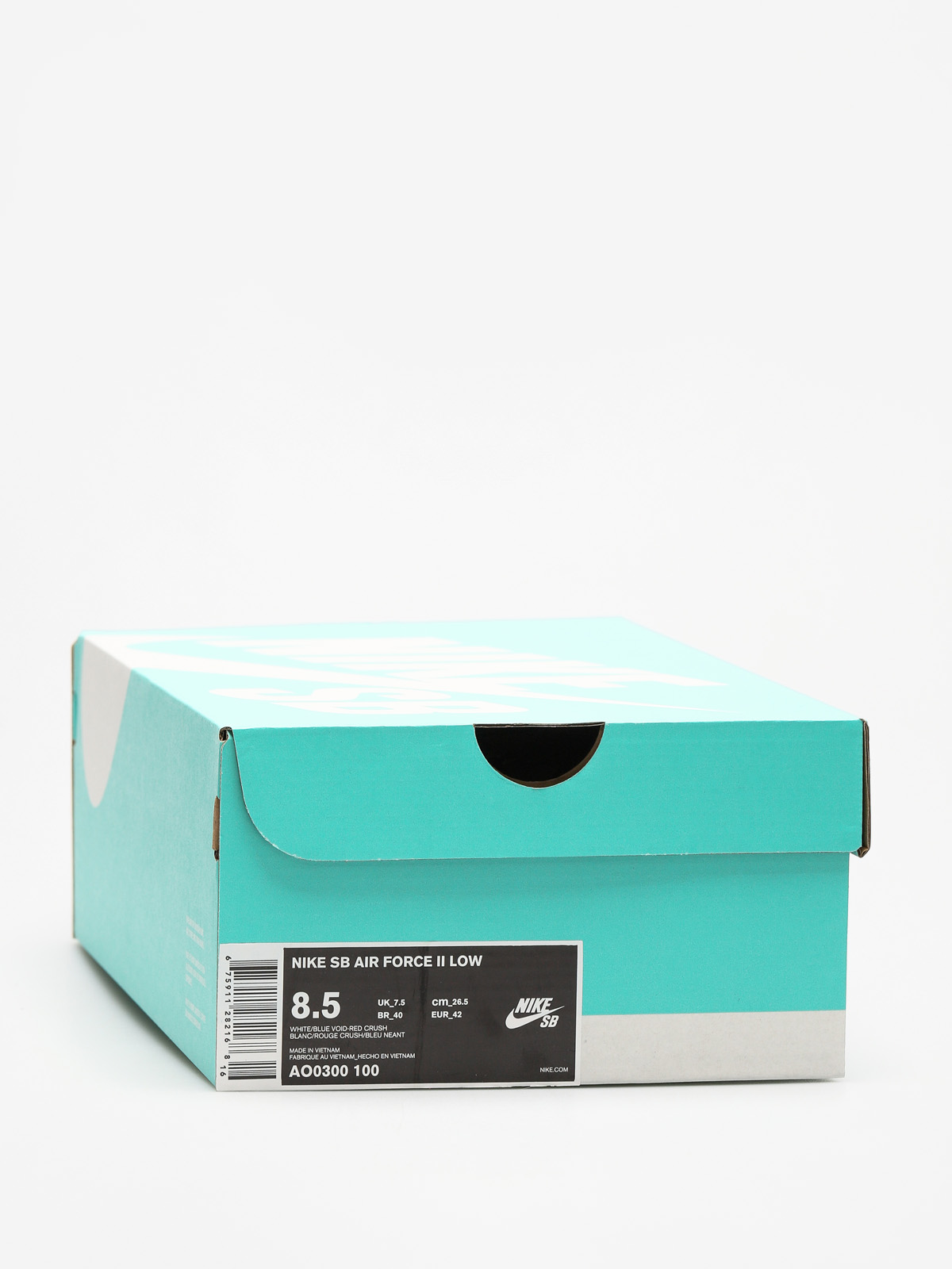 Topánky Nike SB Air Force II Low (white/blue void red crush white)