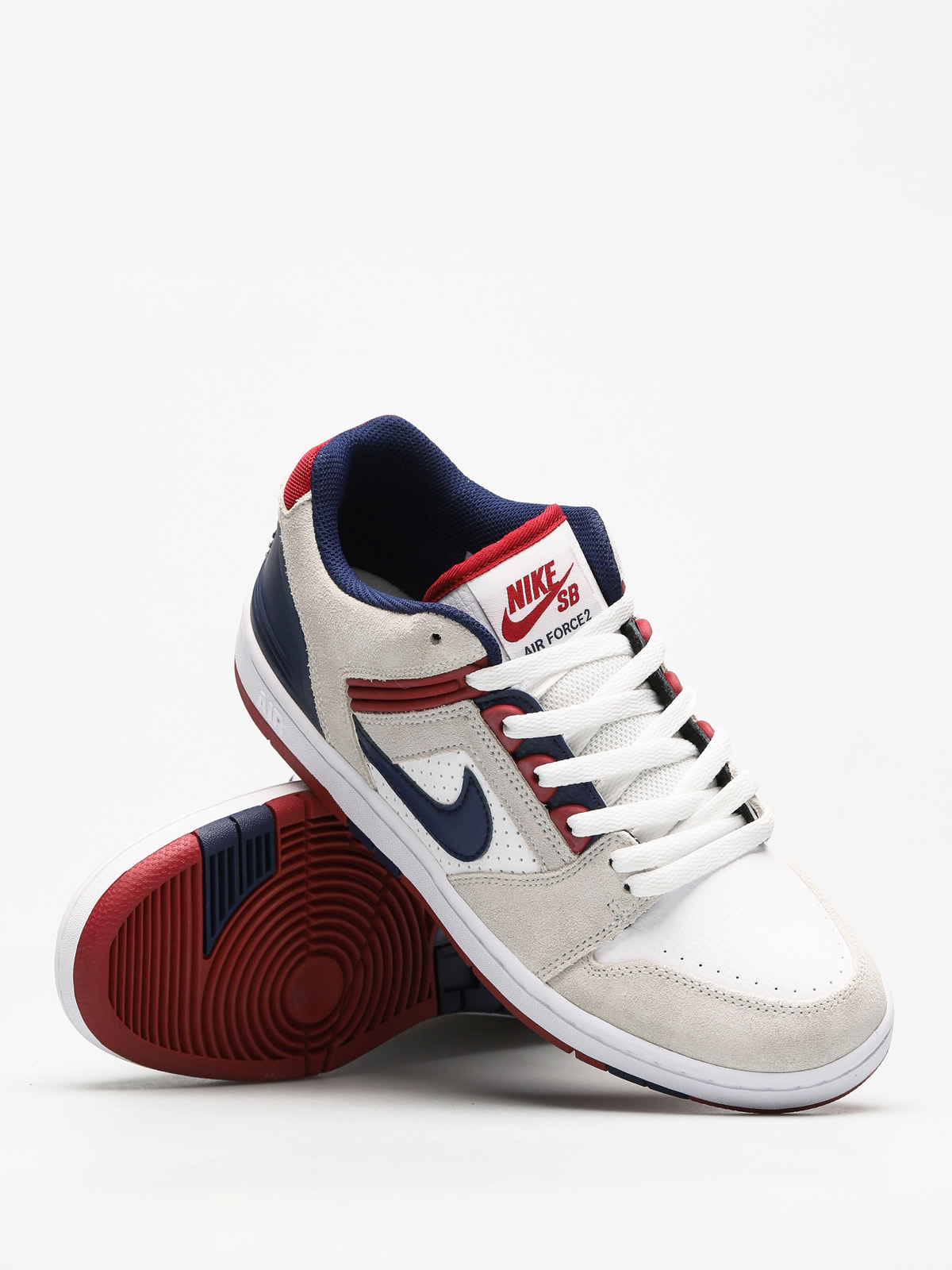 Topánky Nike SB Air Force II Low (white/blue void red crush white)
