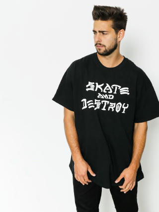 Tričko Thrasher Skate And Destroy (black)