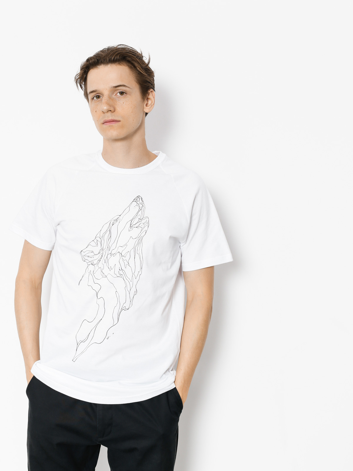 Tričko Majesty Wolf (white)