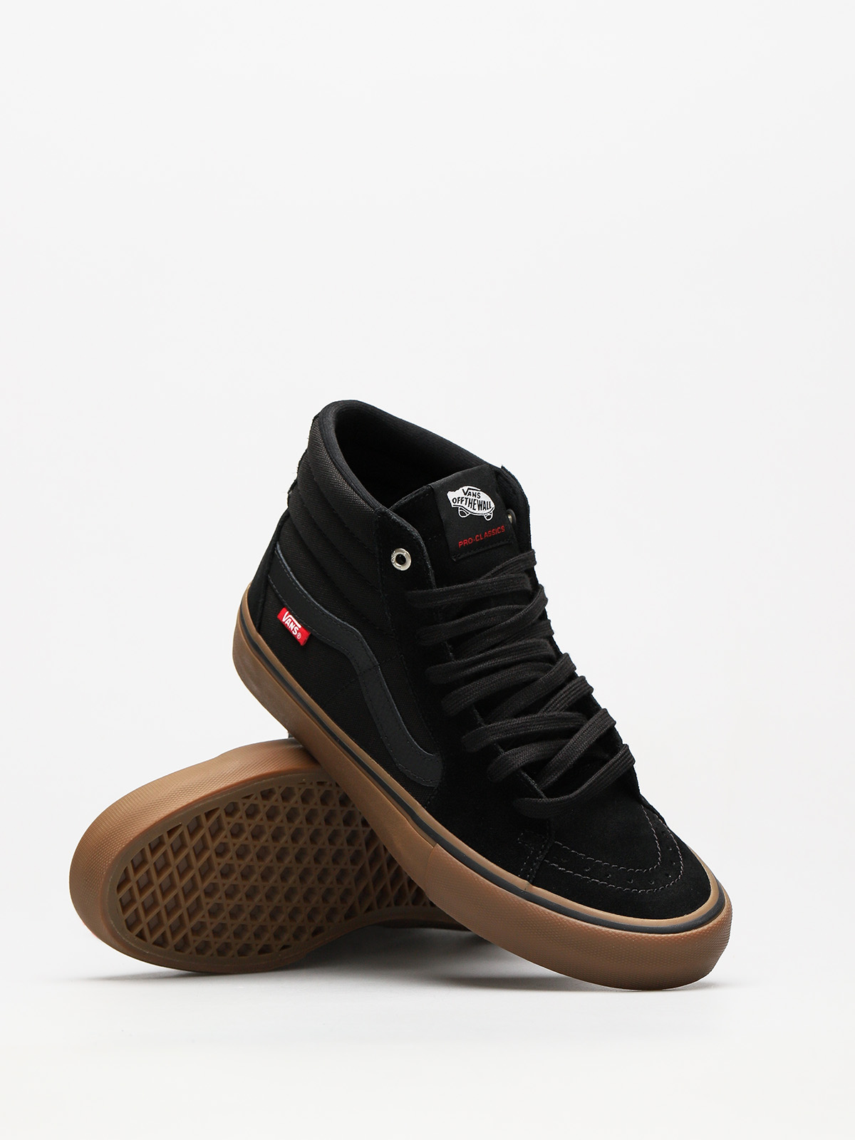 Topánky Vans Sk8 Hi Pro (black/gum)