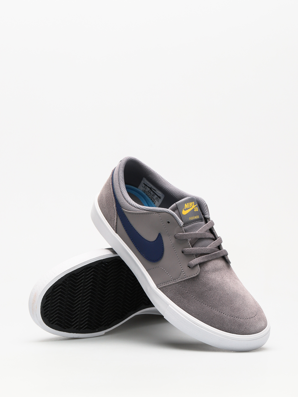 Topánky Nike SB Sb Solarsoft Portmore II (gunsmoke/blue void black)
