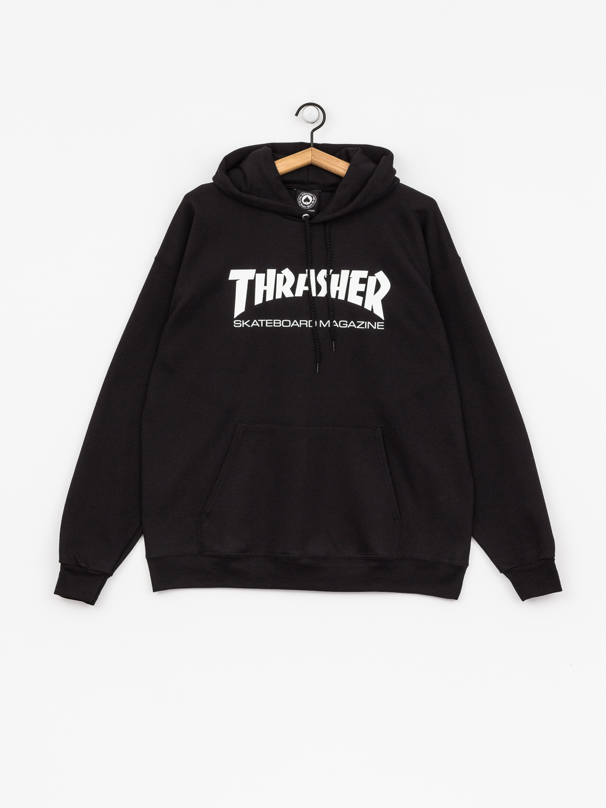 Mikina s kapucňou Thrasher Skate Mag HD (black)