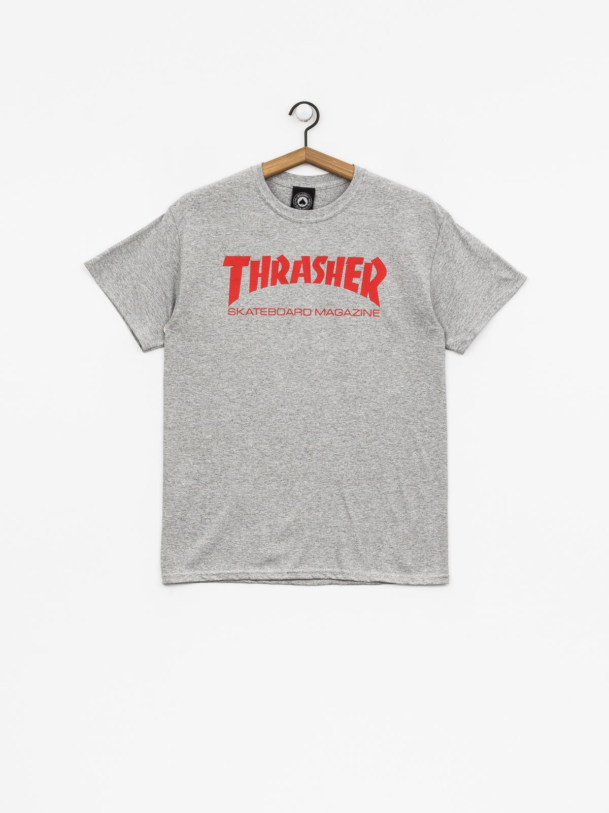 Tričko Thrasher Skate Mag (grey/red)