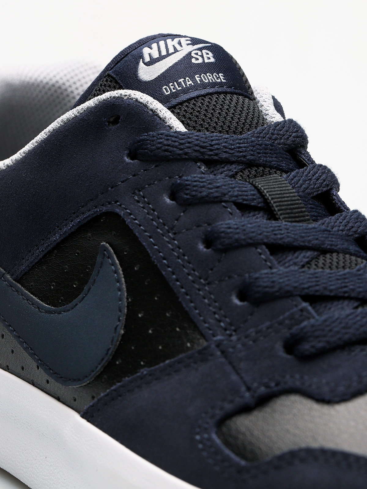 Topánky Nike SB Sb Delta Force Vulc (obsidian/obsidian black wolf grey)