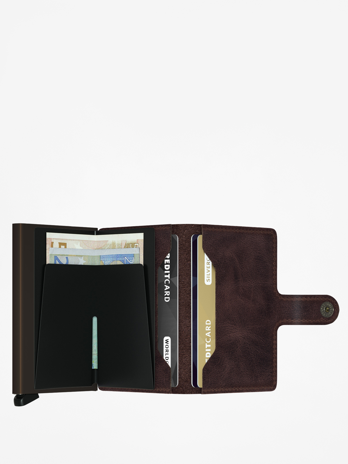 Peňaženka Secrid Miniwallet (vintage chocolate)