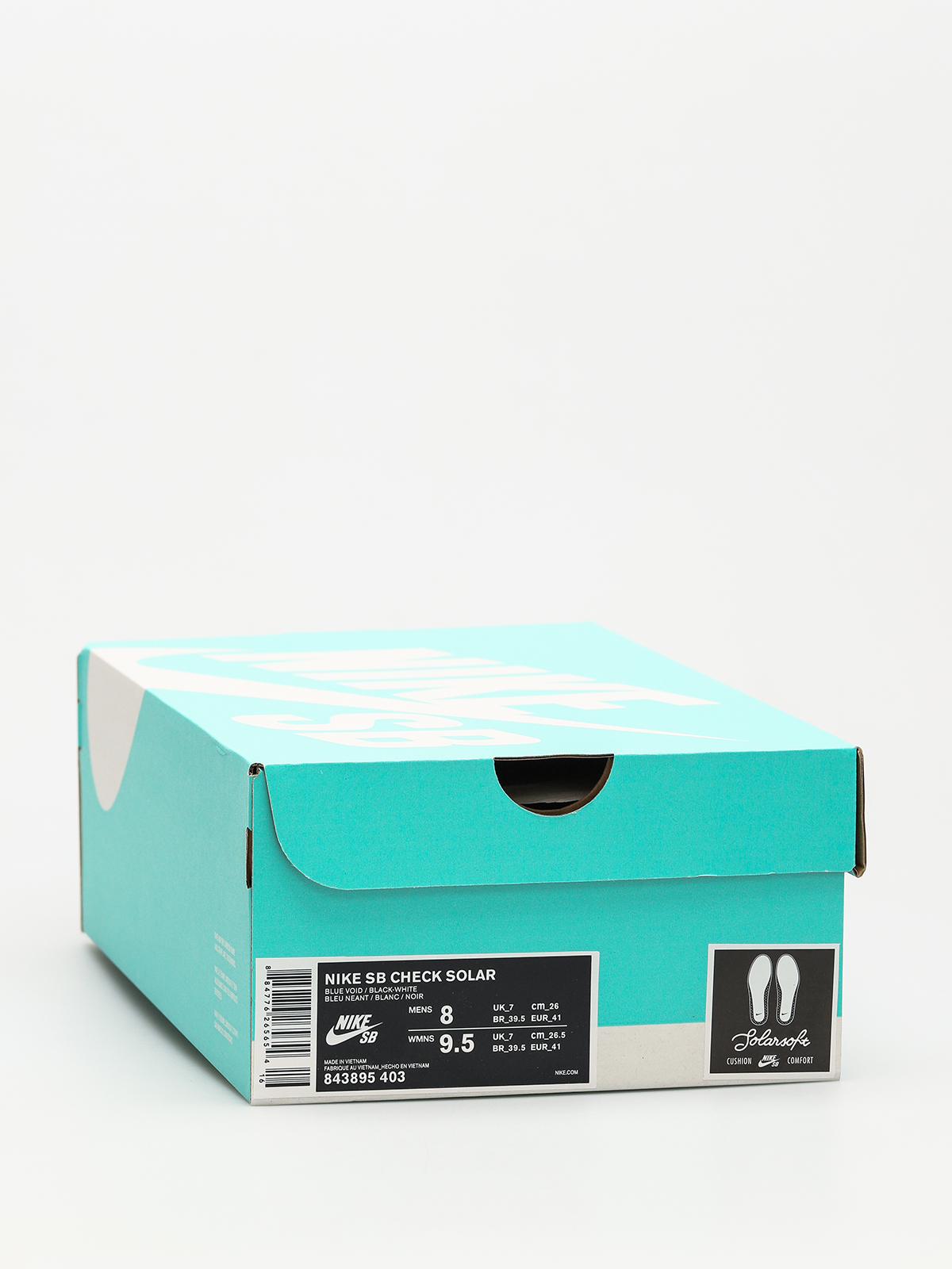 Topánky Nike SB Sb Check Solarsoft (blue void/black white)