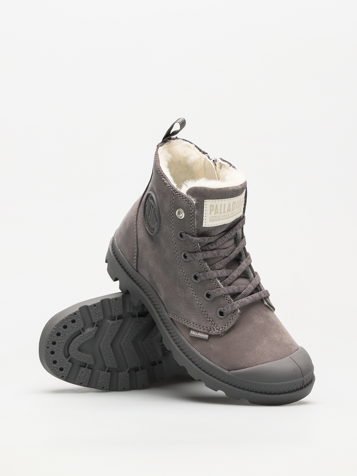 Zimné topánky Palladium Pampa Hi Zip WL Wmn (cloudburst/charcoal gray)