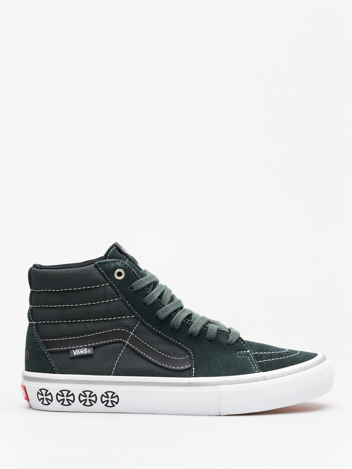 Topanky Vans x Independent Sk8 Hi Pro zelena spruce