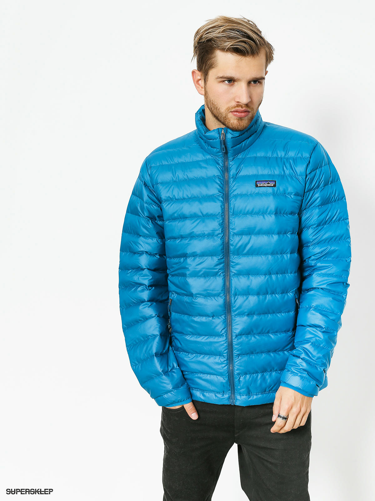 Patagonia down shop sweater balkan blue