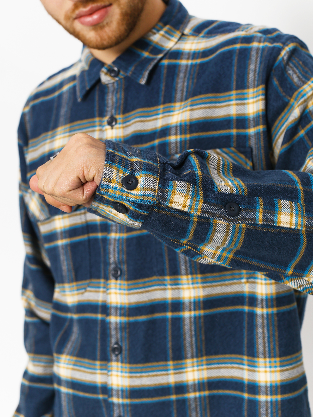 Košeľa Patagonia Fjord Flannel (activist navy blue)