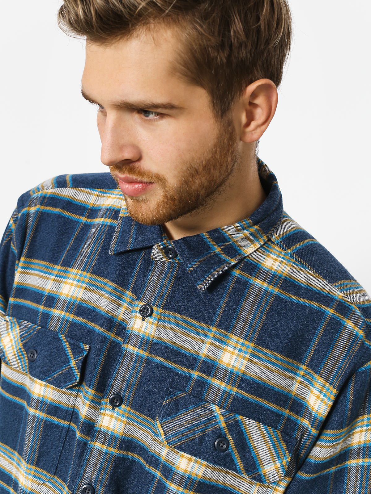 Košeľa Patagonia Fjord Flannel (activist navy blue)