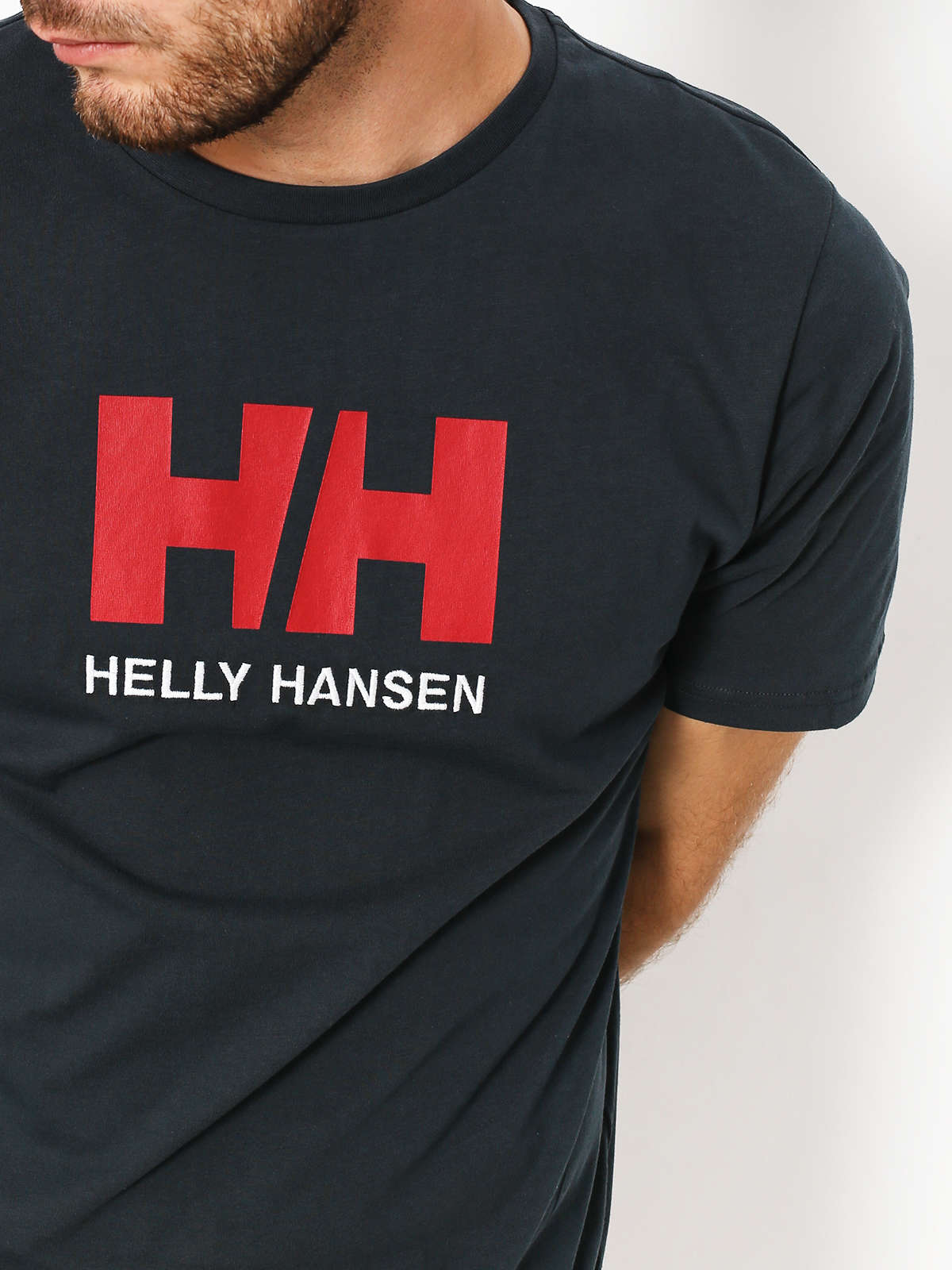 Tričko Helly Hansen Logo (navy)