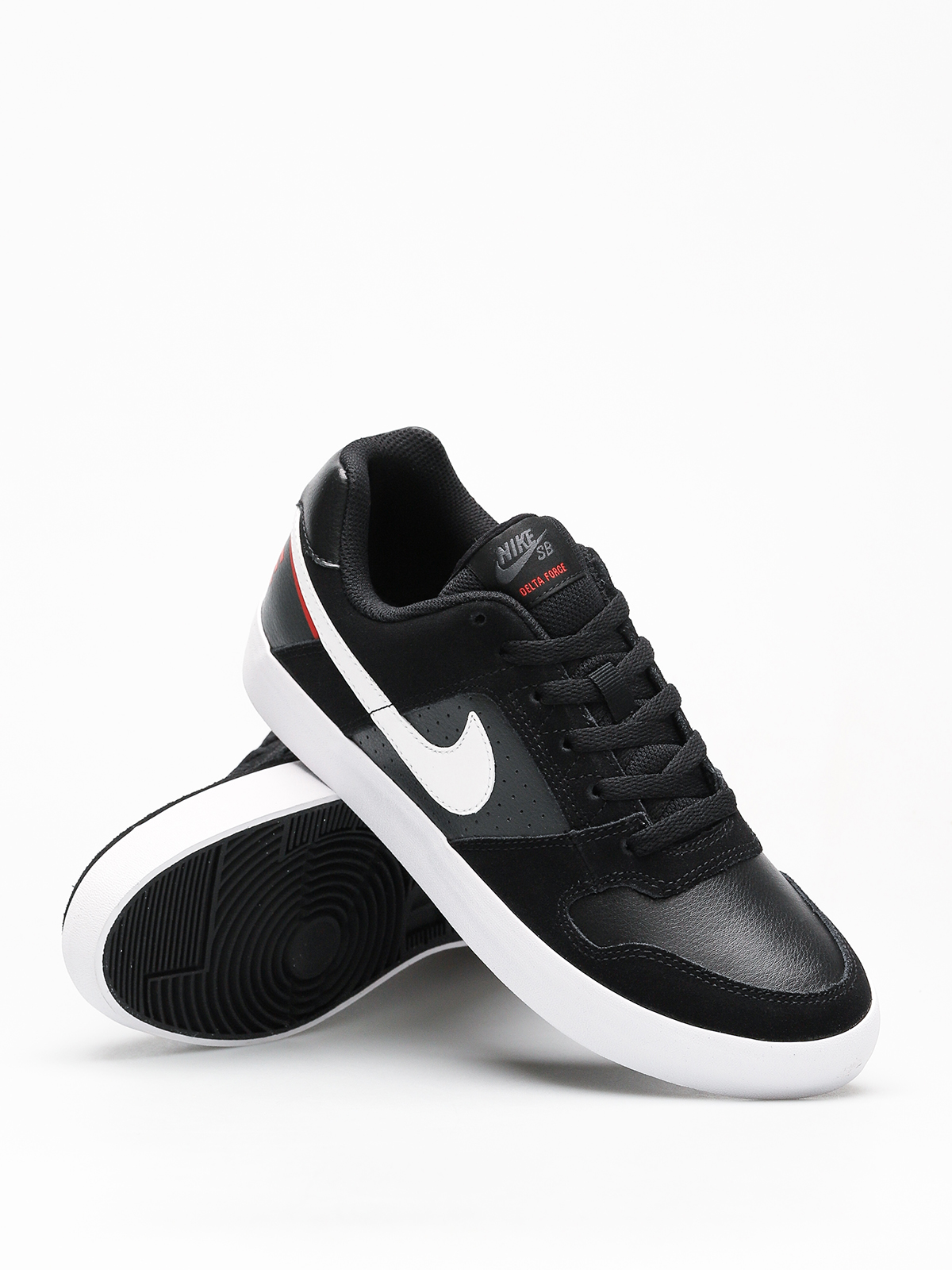 Topánky Nike SB Sb Delta Force Vulc (black/white habanero red)