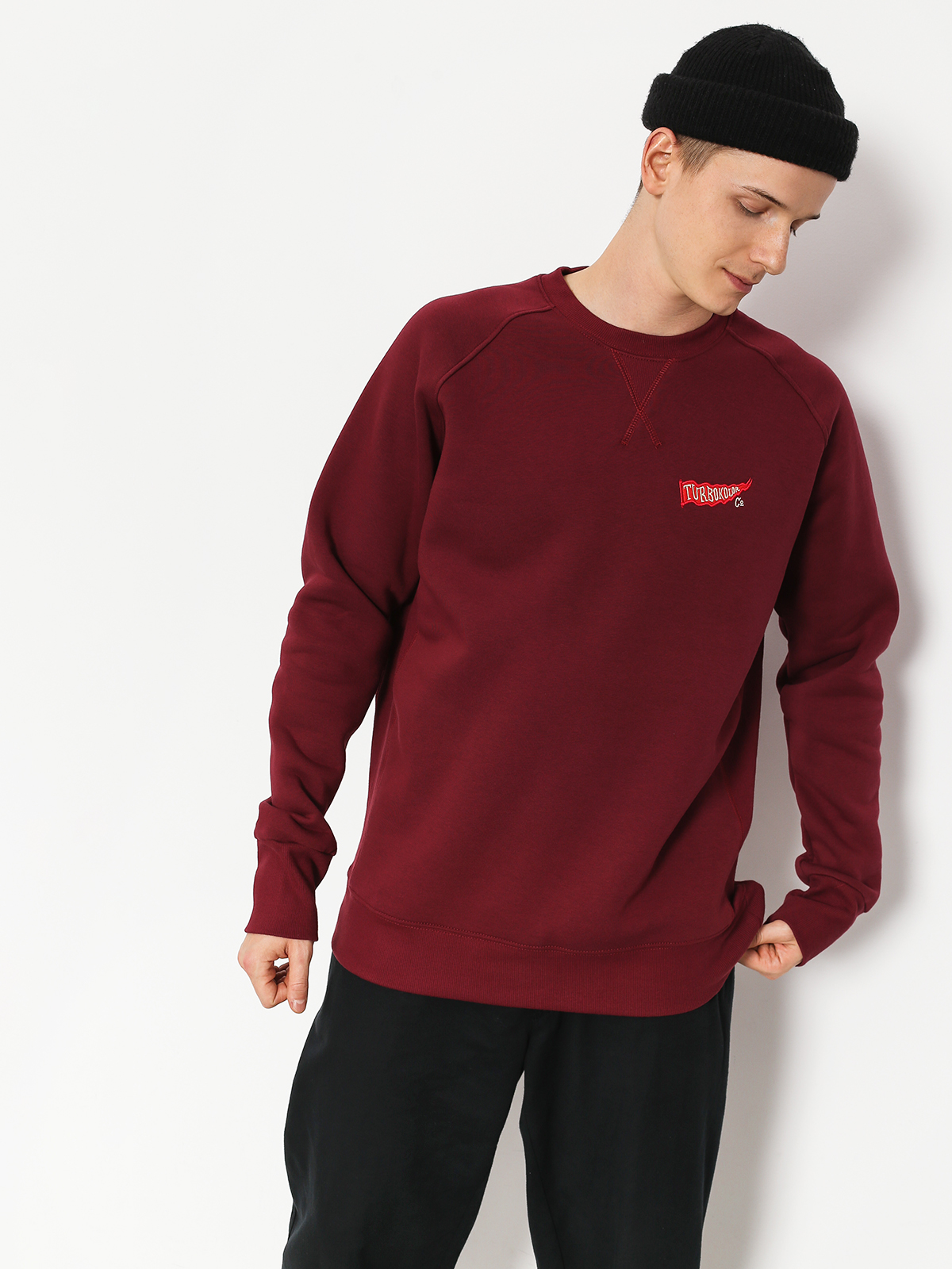 Mikina Turbokolor Flag Vintage (burgundy)