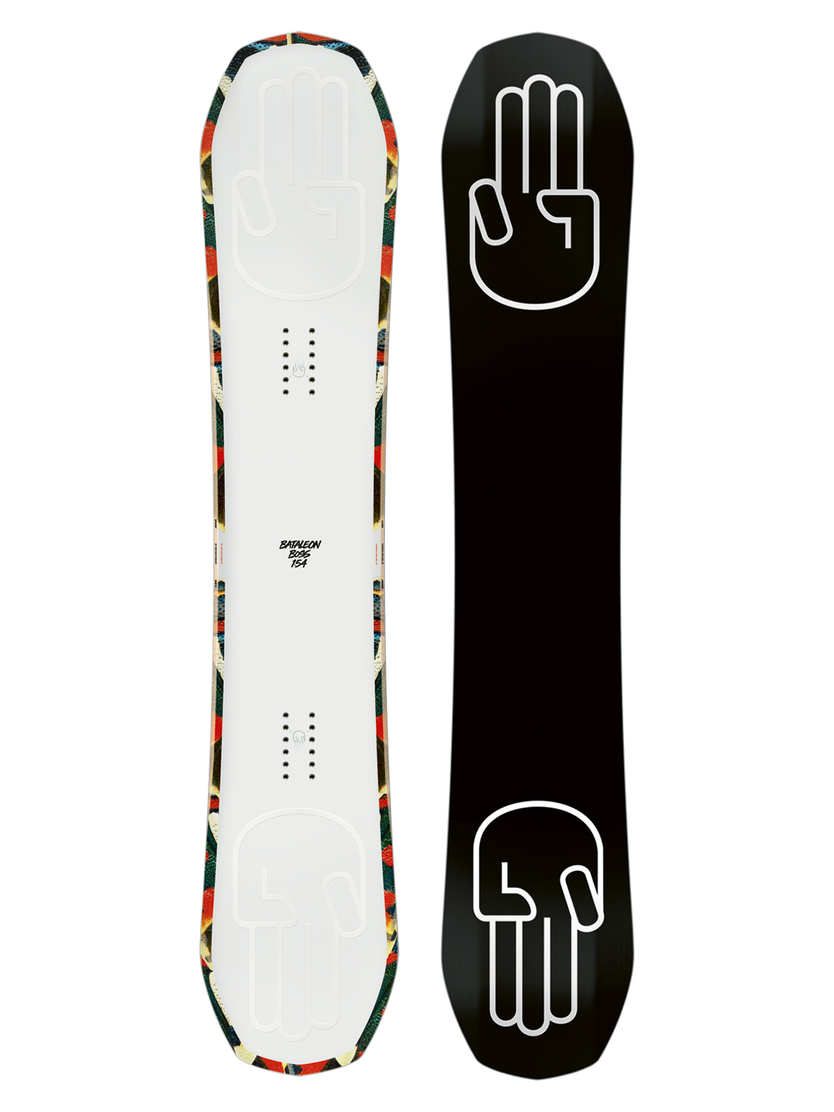 Snowboard Bataleon Boss - čierna (black/white)
